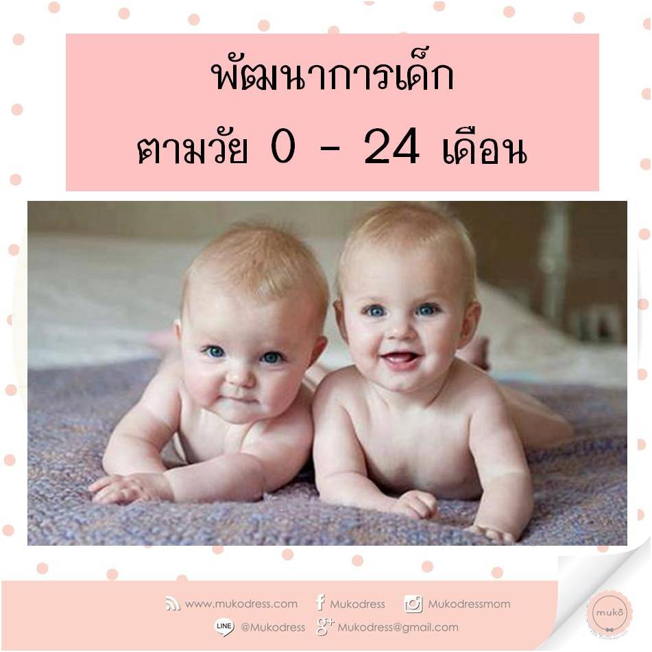 พัฒนาการเด็ก ตามวัย 0 – 24 เดือนที่ลูกควรจะเป็น