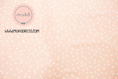 Muko Nursing Cover ผ้าคลุมให้นม AA04-018 ลายส้มจุดขาว