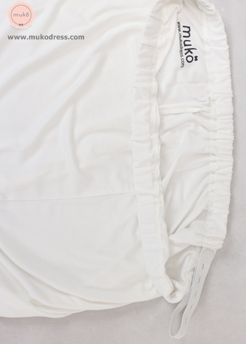 Muko Leggings กางเกงเลกกิ้งพยุงครรภ์ ขาสั้น BC05-003 สีขาว