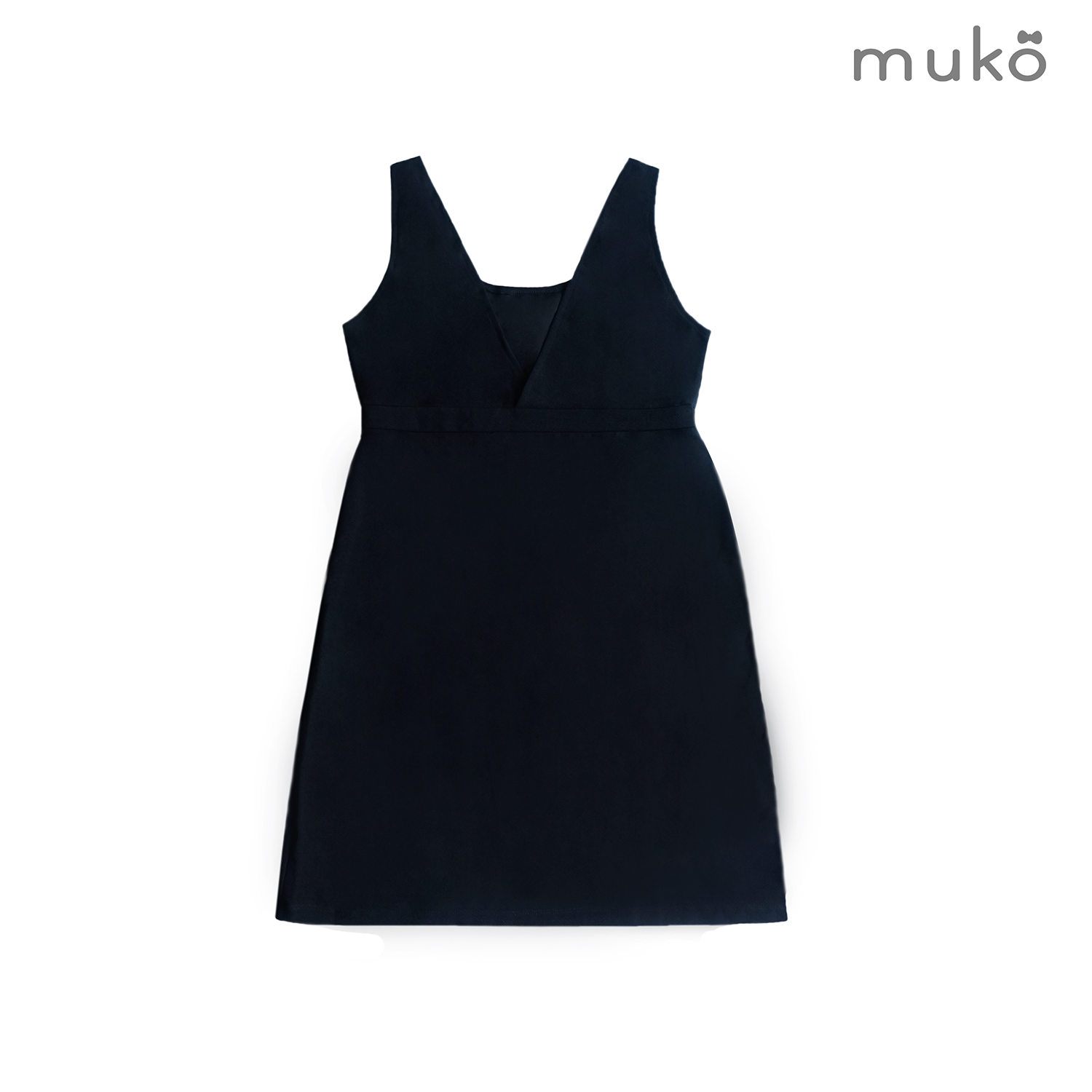 Muko Rin **กระโปรงเอี๊ยม**อย่างเดียว คลุมท้องหรือจะใส่แฟชั่นสวยๆก็ได้นะคะ DM11-006 สีดำ