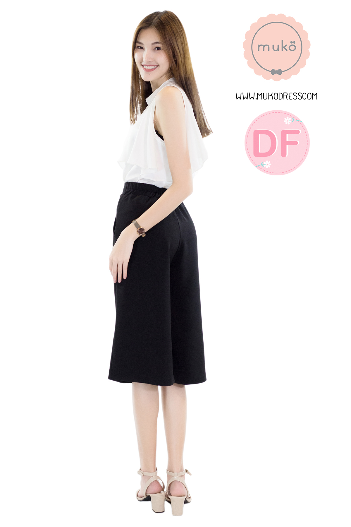 Muko Bryony เสื้อให้นม คลุมท้อง BSL04-002DF สีขาว