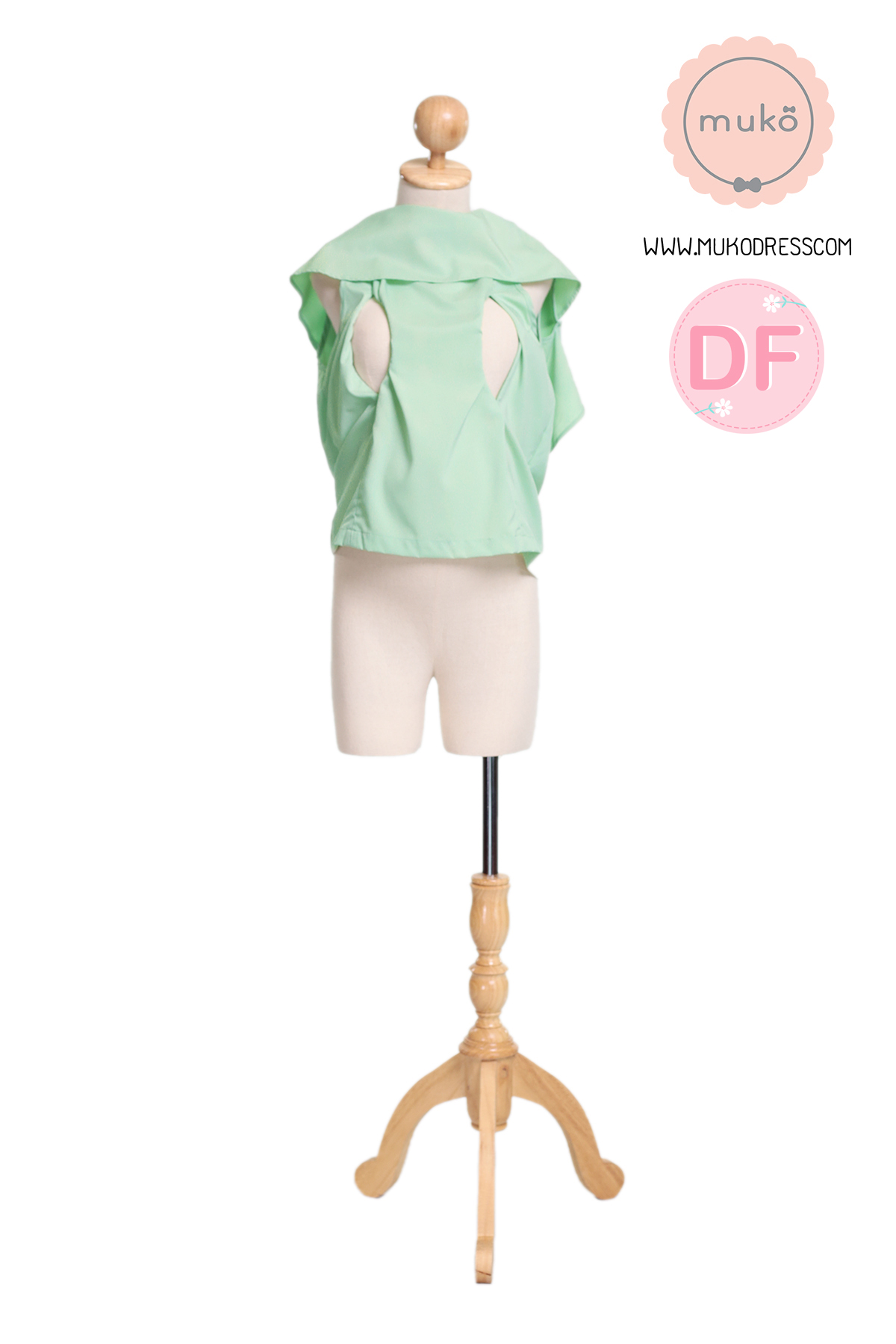 Muko Bryony เสื้อให้นม คลุมท้อง BSL04-013DF สีเขียว