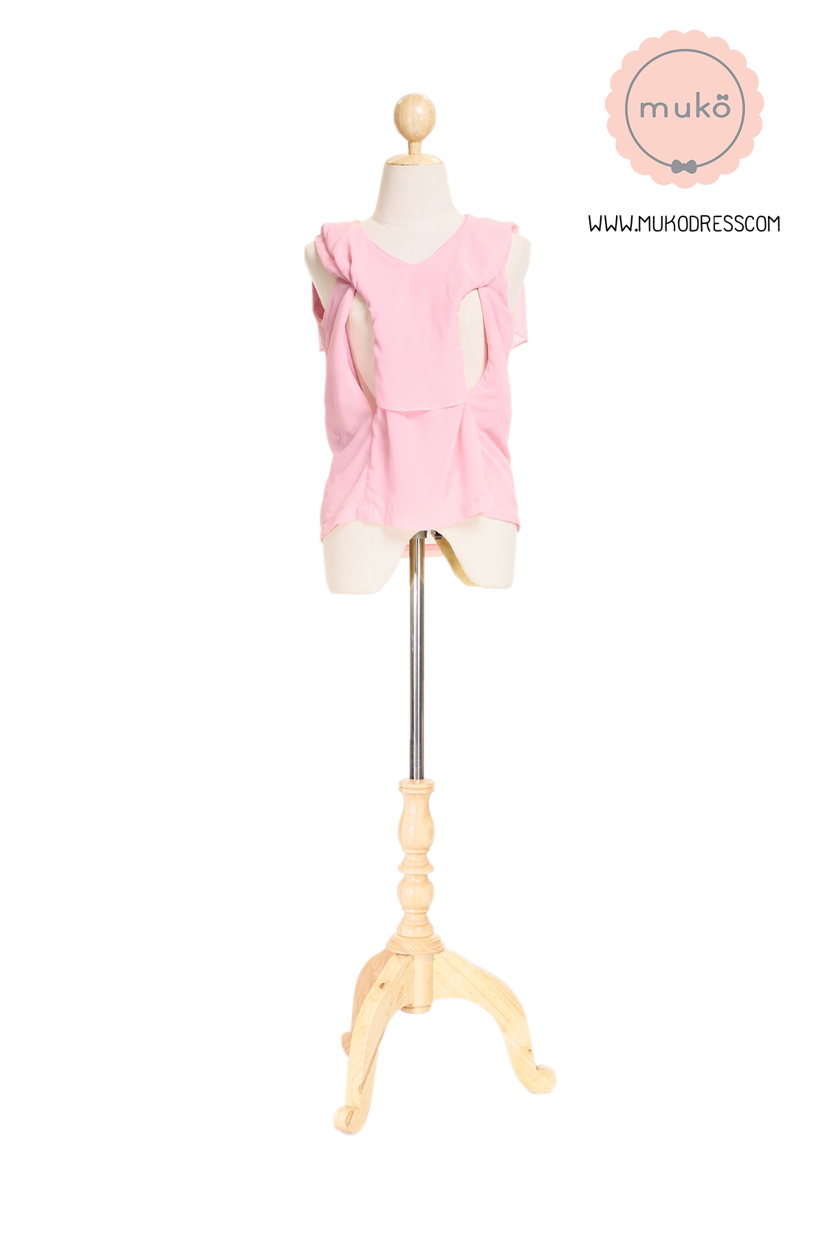 Muko Emma  เสื้อให้นม คลุมท้อง BSL03-024 สีชมพู