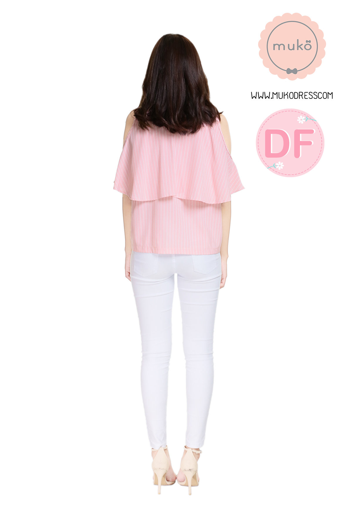 Muko Bryony เสื้อให้นม คลุมท้อง BSL04-018DF สีชมพู