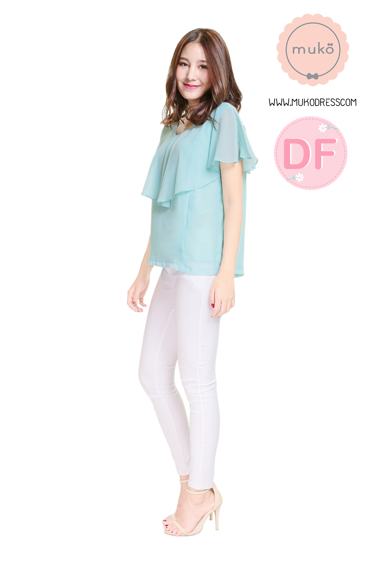 Muko Emma  เสื้อมห้นม คลุมท้อง BSL03-025DF สีเขียวมิ้นท์