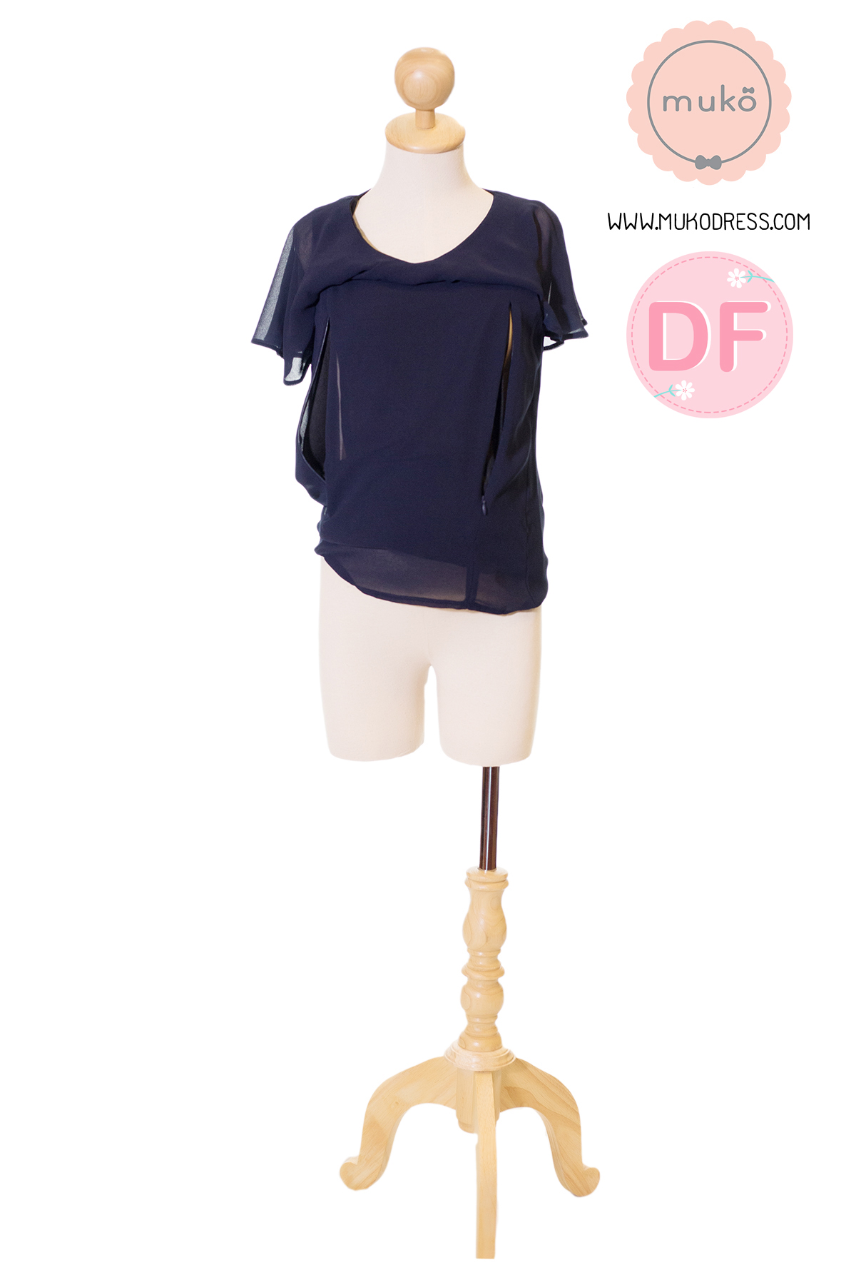 Muko Emma  เสื้อมห้นม คลุมท้อง BSL03-006DF สีกรมท่า