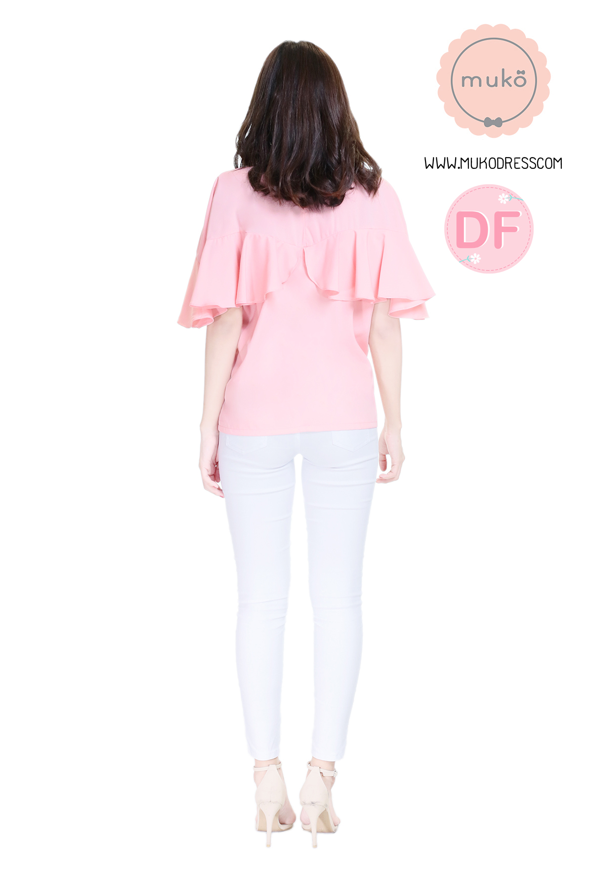 Muko Queen-B เสื้อเปิดให้นม BSL11-004DF ชมพู